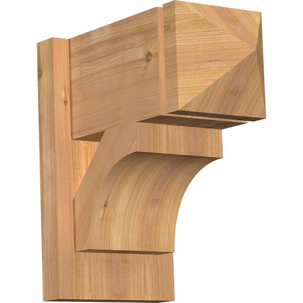 Ekena Millwork Westlake Arts & Crafts Smooth Outlooker, Western Red Cedar, 7 1/2"W x 14"D x 14"H OUT08X14X14WTL03SWR - main
